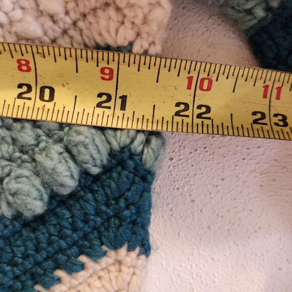 French Knot exclusively for Sundance Chevron Cardigan Women's Size L Hand Made - Picture 10 of 12